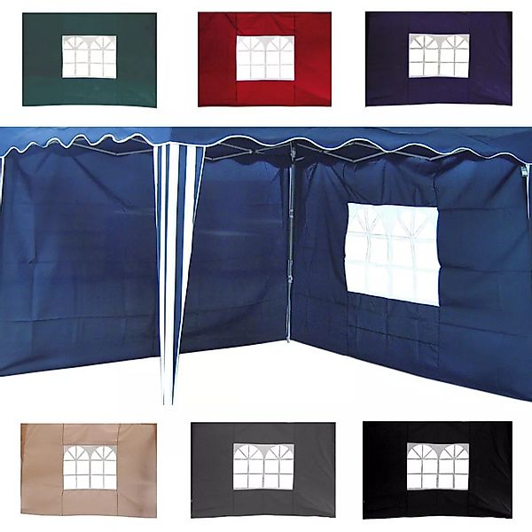 Mojawo Pavillon-Ersatzdach 2er Seitenteile Fenster Seitenwand günstig online kaufen