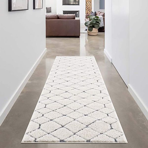 Carpet City Hochflor-Teppich "Focus 4499" rechteckig 20 mm Höhe Läufer, Boh günstig online kaufen
