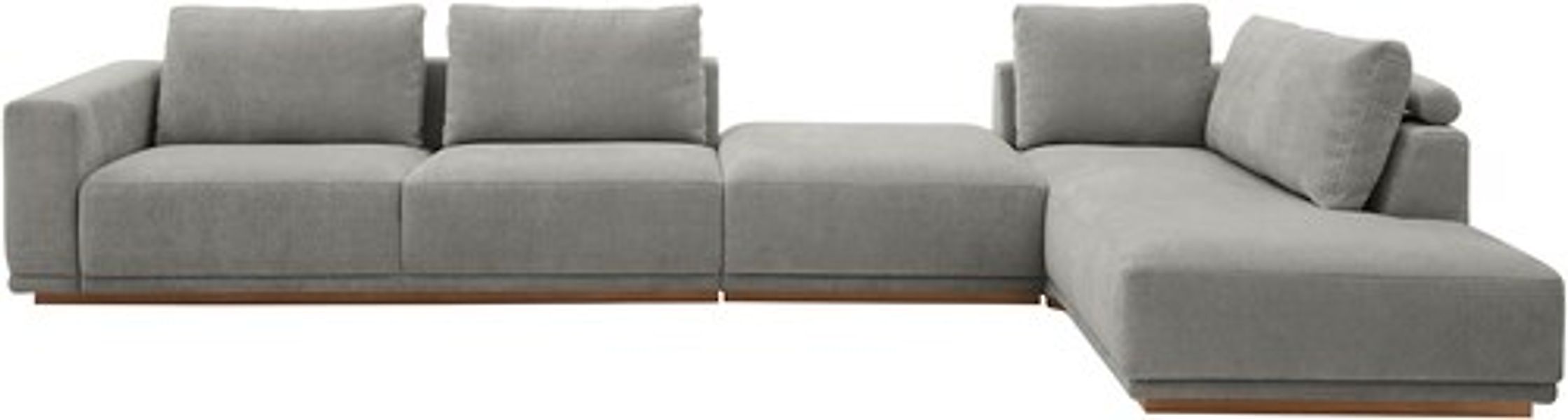 Musterring Wohnlandschaft Anreihsofa mit Armlehne links, Eckteil rechts mit günstig online kaufen