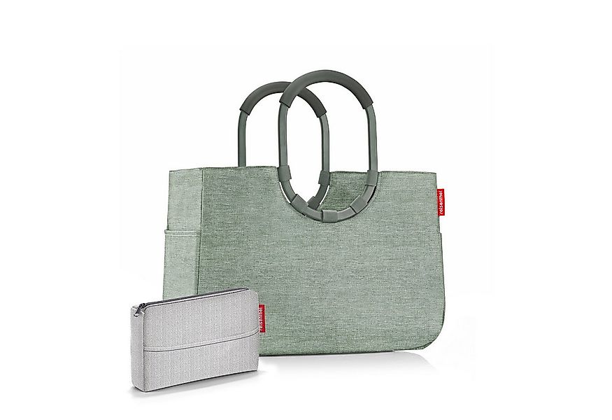 REISENTHEL® Shopper, loopshopper L plus pocketcase Twist Sage günstig online kaufen