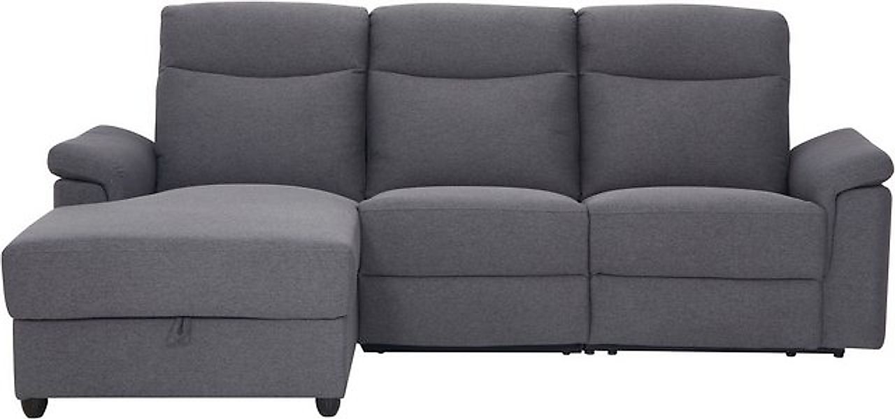 Home affaire Ecksofa BRIONNE, L-Form, 255cm, elektrische Relaxfunktion, mit günstig online kaufen