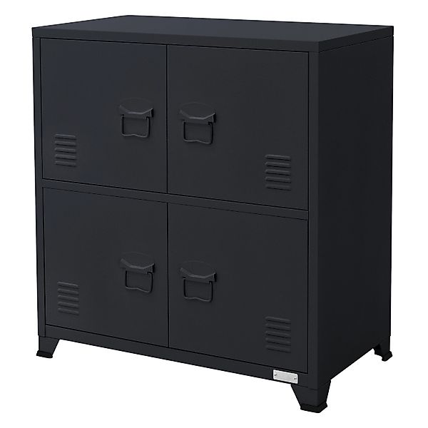 ML-Design Aktenschrank 75x40x80,5 cm Anthrazit Stahl Freistehender günstig online kaufen
