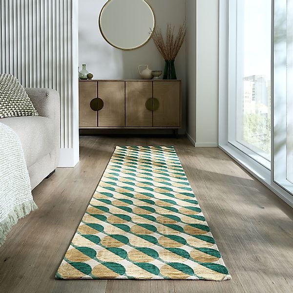 FLAIR RUGS Teppich "Carlos Geo" rechteckig 1 mm Höhe fußbodenheizungsgeeign günstig online kaufen