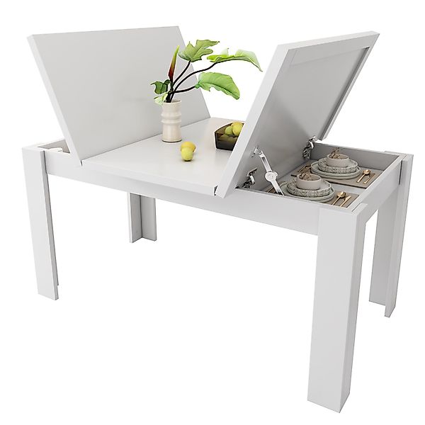 OKWISH Esstisch Platzsparend, 120*70cm (Kaffee-Freizeittisch, Computertisch günstig online kaufen