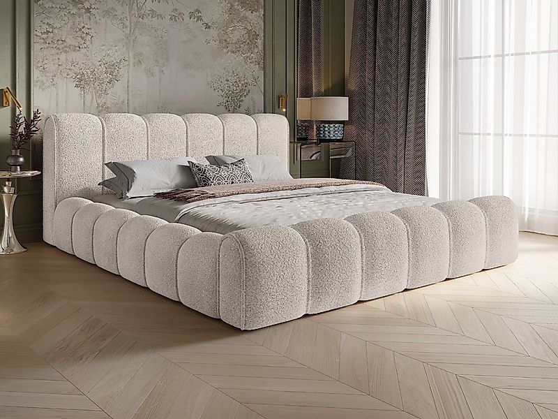 wonello Polsterbett Adell 1, Bett mit Bettkasten, inkl. Metall-Lattenrost - günstig online kaufen