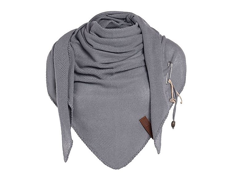 Knit Factory Strickschal Lola Dreieckstuch Dark Grey, (1-St), Schal Halstuc günstig online kaufen