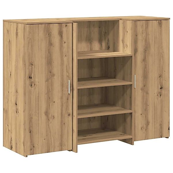 vidaXL Empfangstheke Artisan-Eiche 135x50x103,5 cm Holzwerkstoff 3324195 günstig online kaufen