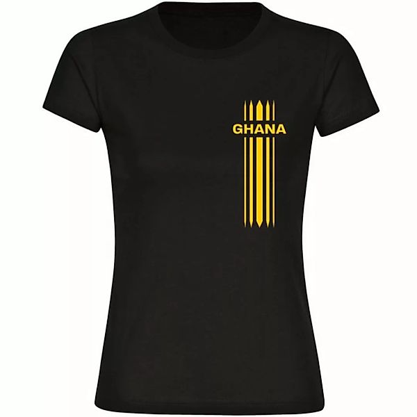 multifanshop T-Shirt Damen Ghana - Streifen - Frauen günstig online kaufen