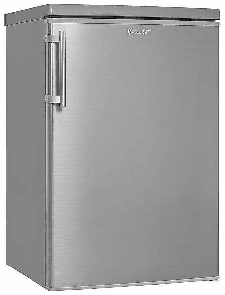 exquisit Kühlschrank "KS16-V-H-040E inoxlook" 85,5 cm hoch 55 cm breit 127 günstig online kaufen