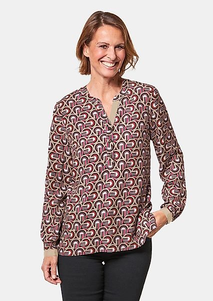 GOLDNER Schlupfbluse Moderne Druckbluse in legerer günstig online kaufen
