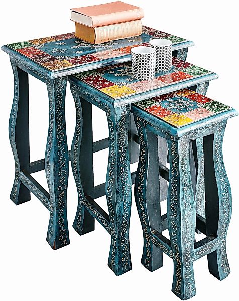 Home affaire Beistelltisch "Vivek" Set, 3 Stk. tlg. günstig online kaufen
