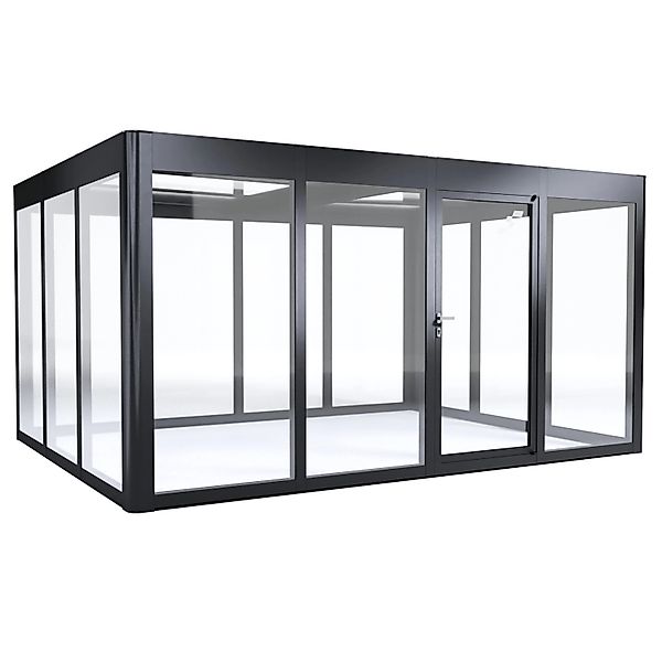 SunElements Gewächshaus SunGarden Anthrazit 15 m² günstig online kaufen