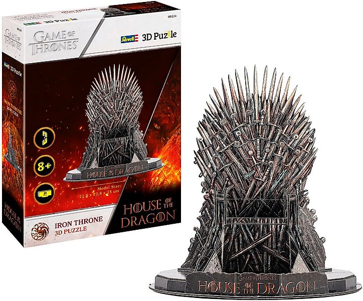 Revell® 3D-Puzzle House of the Dragon, Iron Throne, 39 Puzzleteile günstig online kaufen