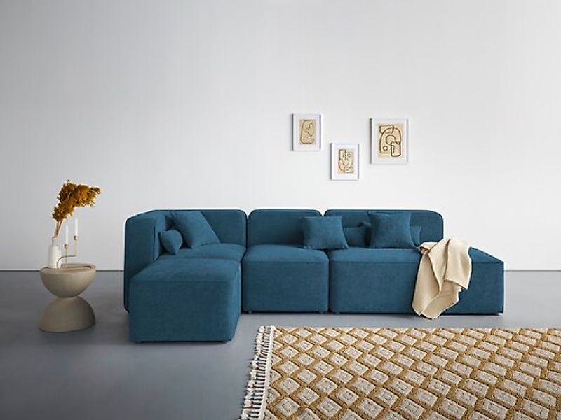 Home affaire Ecksofa »Sundstrup L-Form« Modulserie, individuelle Zusammenst günstig online kaufen