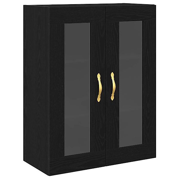 vidaXL Wandmontierter Schrank Schwarze Eiche 69,5 x 34 x 90 cm 862164 günstig online kaufen