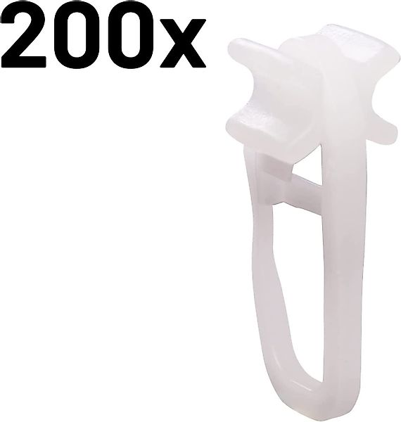 Deco-Raum Gardinengleiter X-Gleiter, mit Faltenlegehaken für günstig online kaufen