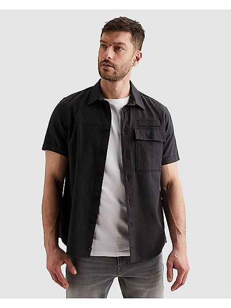 PME LEGEND Kurzarmhemd mit leicht abgerundetem Saum günstig online kaufen