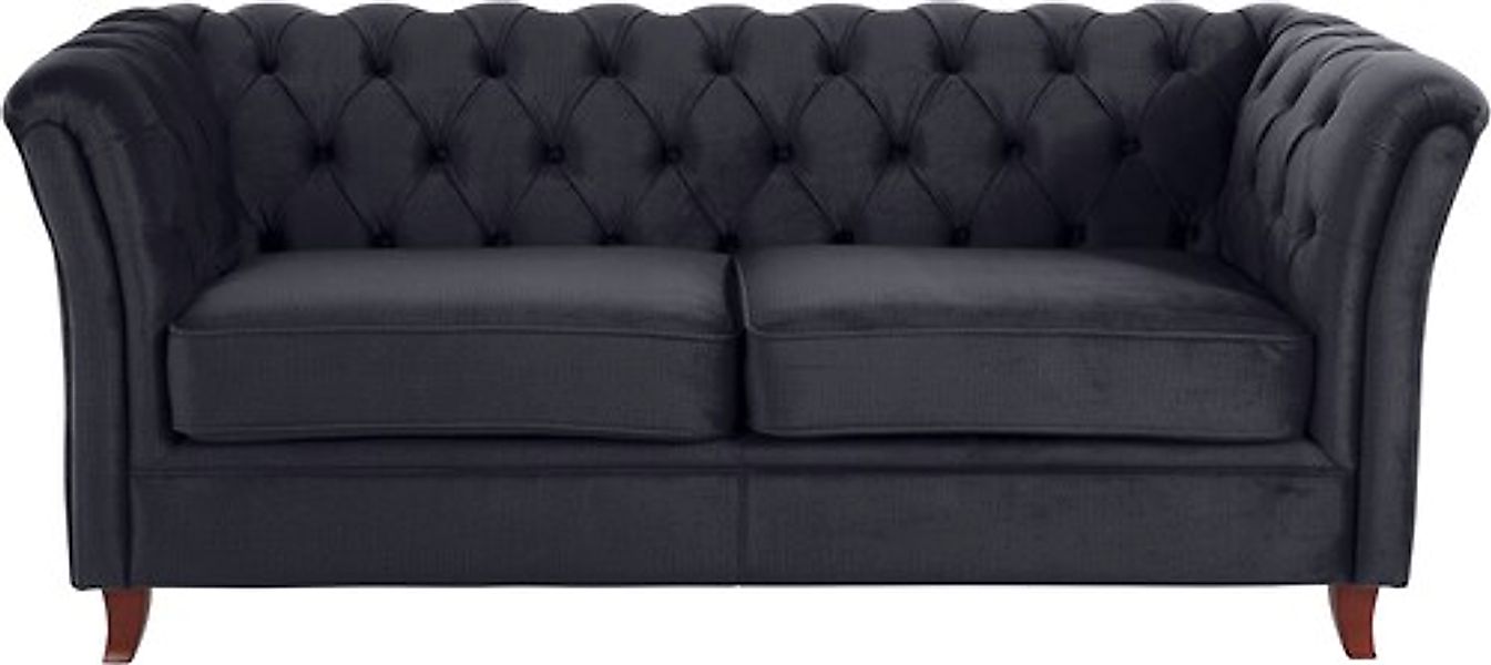 Home affaire Chesterfield-Sofa "Reims", mit echter Chesterfield-Knopfheftun günstig online kaufen