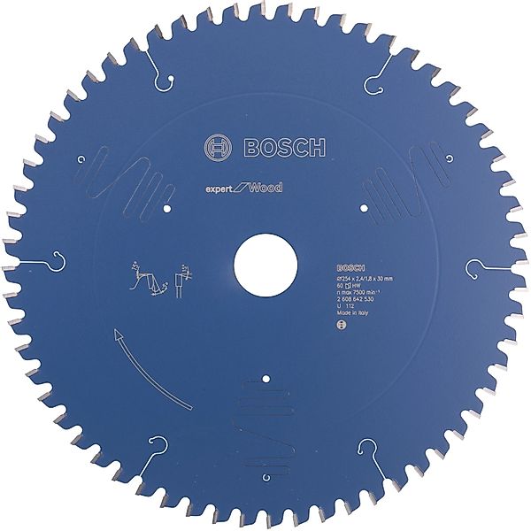 Bosch Kreissägeblatt Expert for Wood 254 mm x 30 mm x 2,4 mm günstig online kaufen