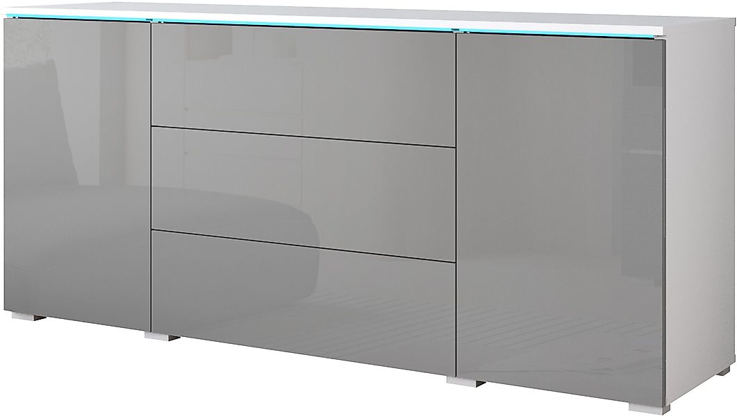 INOSIGN Sideboard VERA, grifflos, verstellbare Einlegeböden, günstig online kaufen