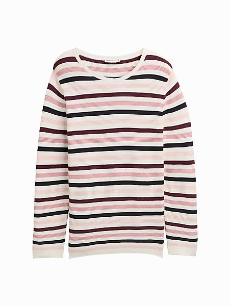 TOM TAILOR PLUS Strickpullover aus Bio-Baumwolle günstig online kaufen