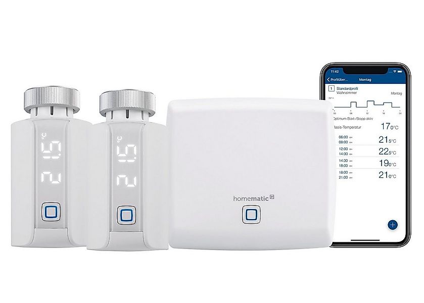 Homematic IP Heizkörperthermostat Bundle Access Point + 2x Heizkörperthermo günstig online kaufen