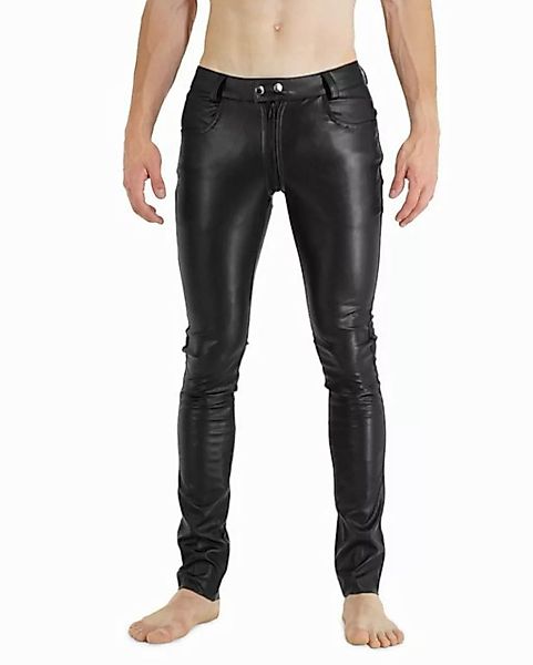 BOCKLE Lederhose Bockle® Faux NEW GAY-ZIP Kunstlederhose Szene Faux Lederje günstig online kaufen