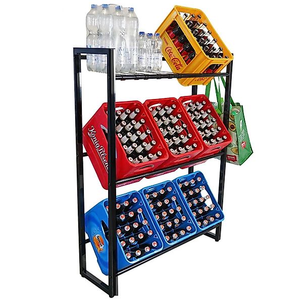 PROREGAL Getränkekistenregal KÖNIGSSEE XL PLUS Mit 6 Auflageträger & 2 Hake günstig online kaufen