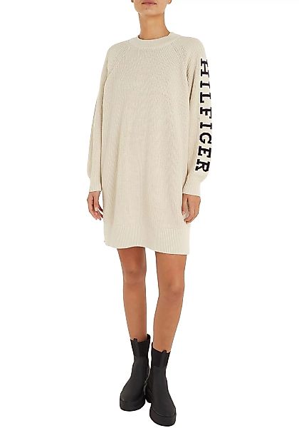 Tommy Hilfiger Strickkleid "PLACED HILFIGER SWEATER DRESS", mit markantem H günstig online kaufen