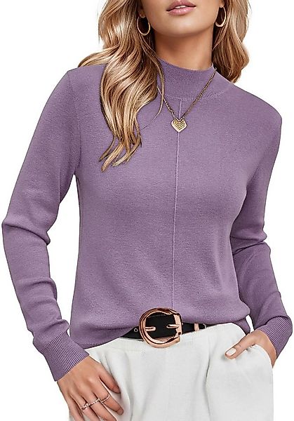 Arach&Cloz Strickpullover Damen Wollpullover Langarm Winter Pullover Oberte günstig online kaufen