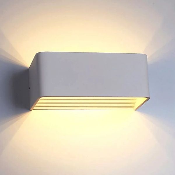 LED Wandleuchte Up&Down 200 6W, IP40, weiß, warmweiß günstig online kaufen
