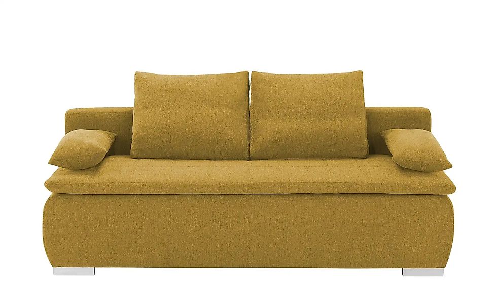 smart Schlafsofa  Leonie ¦ gelb ¦ Maße (cm): B: 198 H: 92 T: 90.0 Polstermö günstig online kaufen