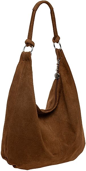 Caspar Schultertasche Damen Vintage Leder Tasche Hobo Bag - CLASSIC LINE - günstig online kaufen