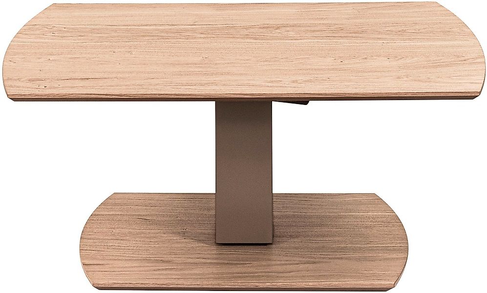 Vierhaus Couchtisch, stufenlos höhenverstellbar,rollbar, Schweizer Kante günstig online kaufen