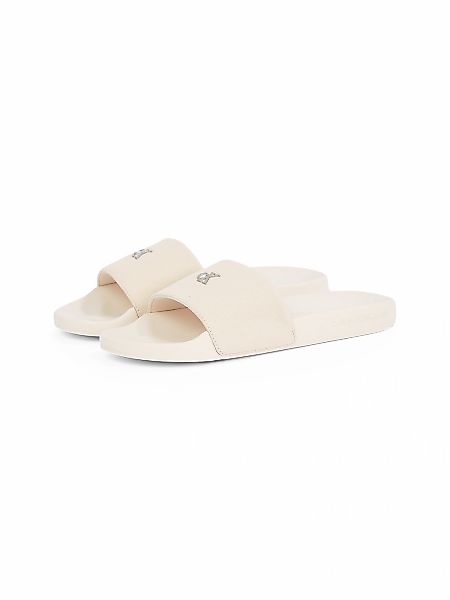 Calvin Klein Jeans Pantolette "SLIDE MONOGRAM HARDWARE", Poolslides, Schlap günstig online kaufen