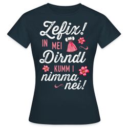 Spreadshirt T-Shirt Lustiges Dirndl Motiv Mit günstig online kaufen