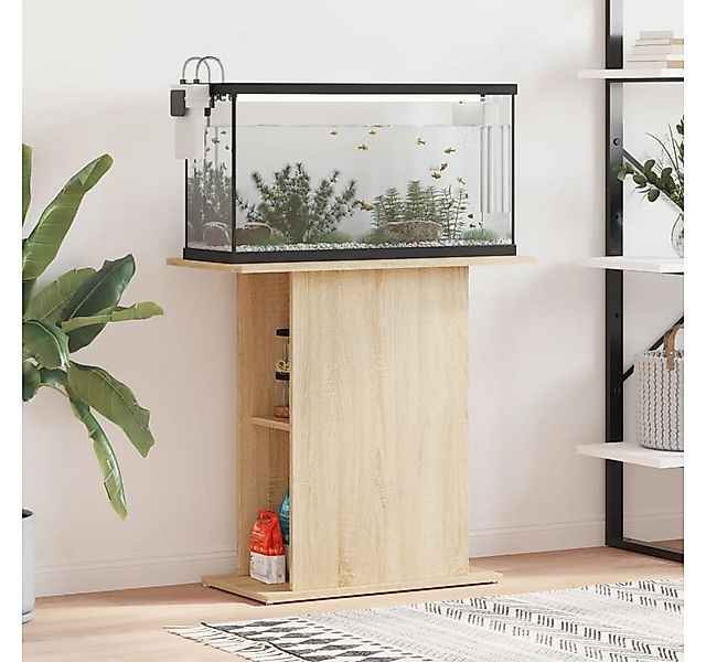 vidaXL Aquariumunterschrank Aquariumständer Sonoma-Eiche 75x36x72,5 cm Holz günstig online kaufen