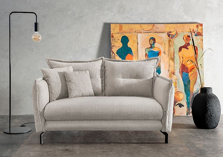 Home affaire 2-Sitzer "LAVA Breite 168 cm, modern & elegant, aktuelle Kisse günstig online kaufen