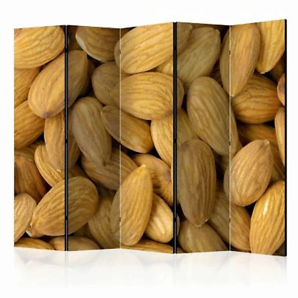artgeist Paravent Tasty almonds II [Room Dividers] braun/schwarz Gr. 225 x günstig online kaufen