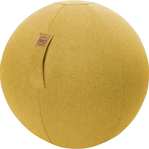 Sitting Ball Hocker Felt 150, Senf günstig online kaufen