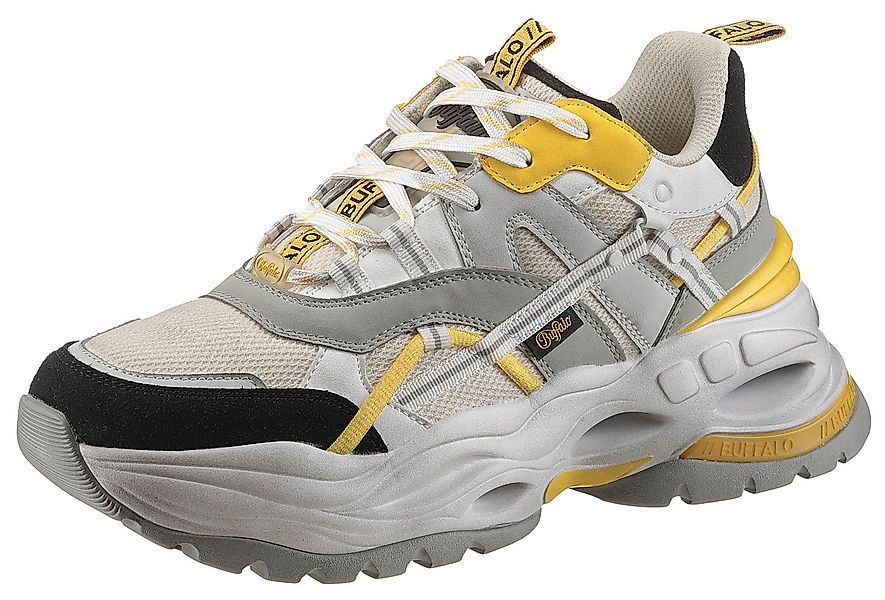 Buffalo TRIPLET HOLLOW Plateausneaker, Chunky Sneaker, Schnürschuh, Freizei günstig online kaufen