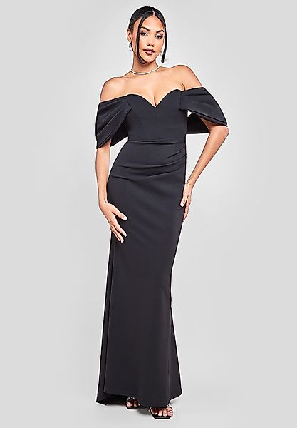 Goddiva Maxikleid Off The Shoulder Draped günstig online kaufen