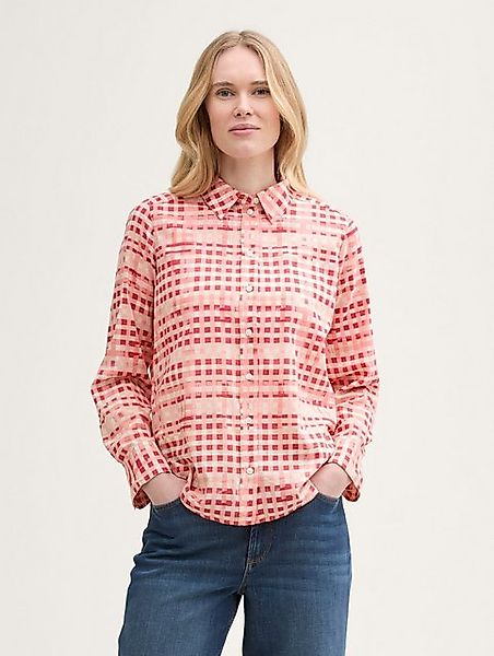 TOM TAILOR Langarmbluse Bluse mit Muster günstig online kaufen
