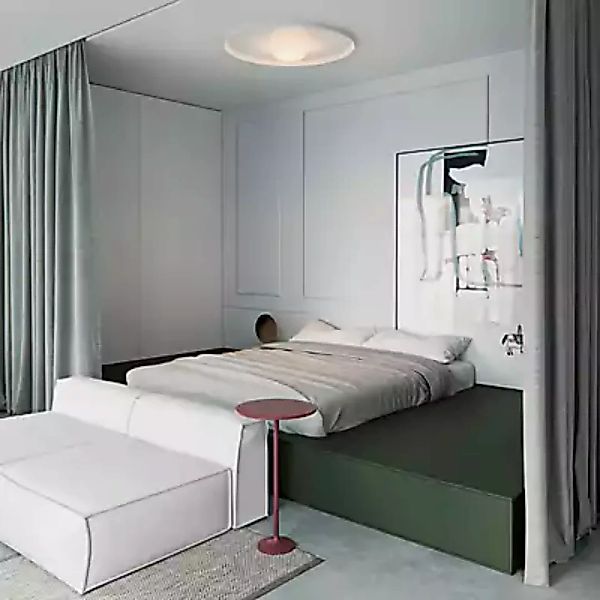 Vibia Top Decken- und Wandleuchte LED, weiß - ø90 cm günstig online kaufen