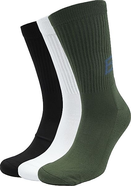 Bjorn Borg 3-Pack Core Crew Socken Mehrfarbig - Größe 41-45 günstig online kaufen