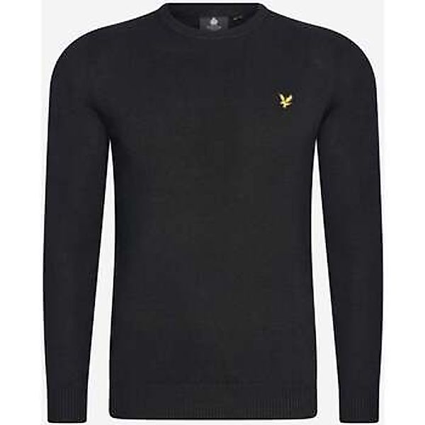 Lyle & Scott  Pullover Merino crew jumper - jet black günstig online kaufen