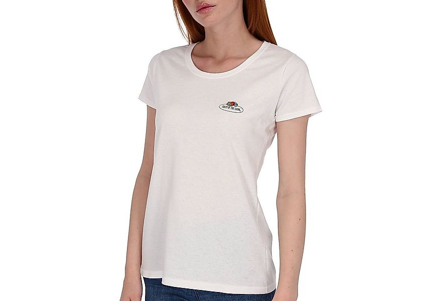 Fruit of the Loom Rundhalsshirt Damen T-Shirt mit Vintage-Logo günstig online kaufen