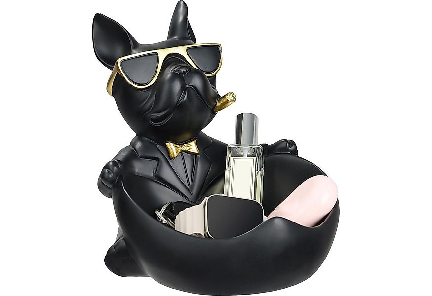 HEYHIPPO Tierfigur Französische Bulldogge Statue Eingangsschlüssel Herzförm günstig online kaufen