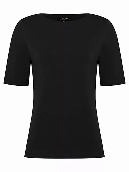 T-Shirt mit U-Boot Ausschnitt, schwarz, Sommer-Kollektion günstig online kaufen
