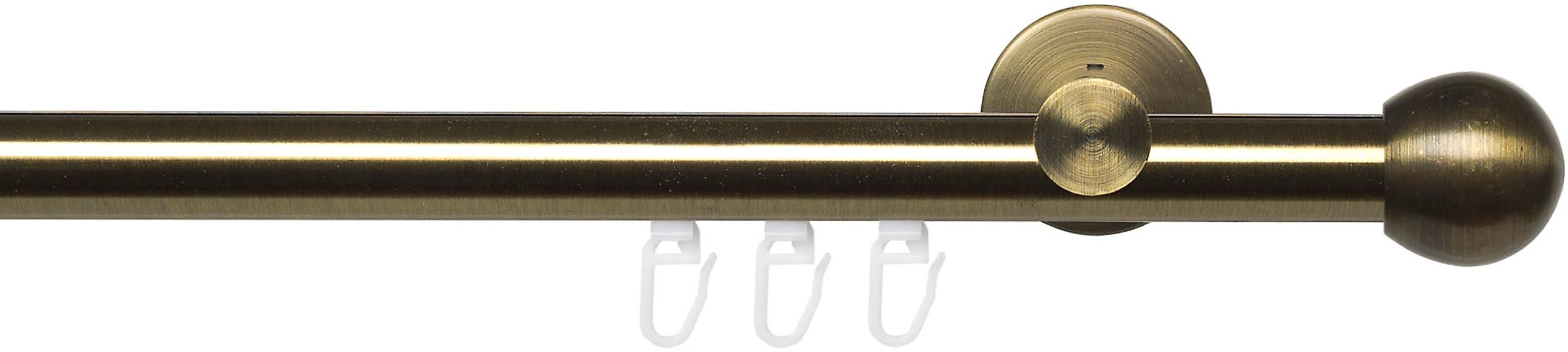 Liedeco Gardinenstange »Innenlaufgarnitur 20 mm Blues Kugel« Ø 20 mm 1 läuf günstig online kaufen